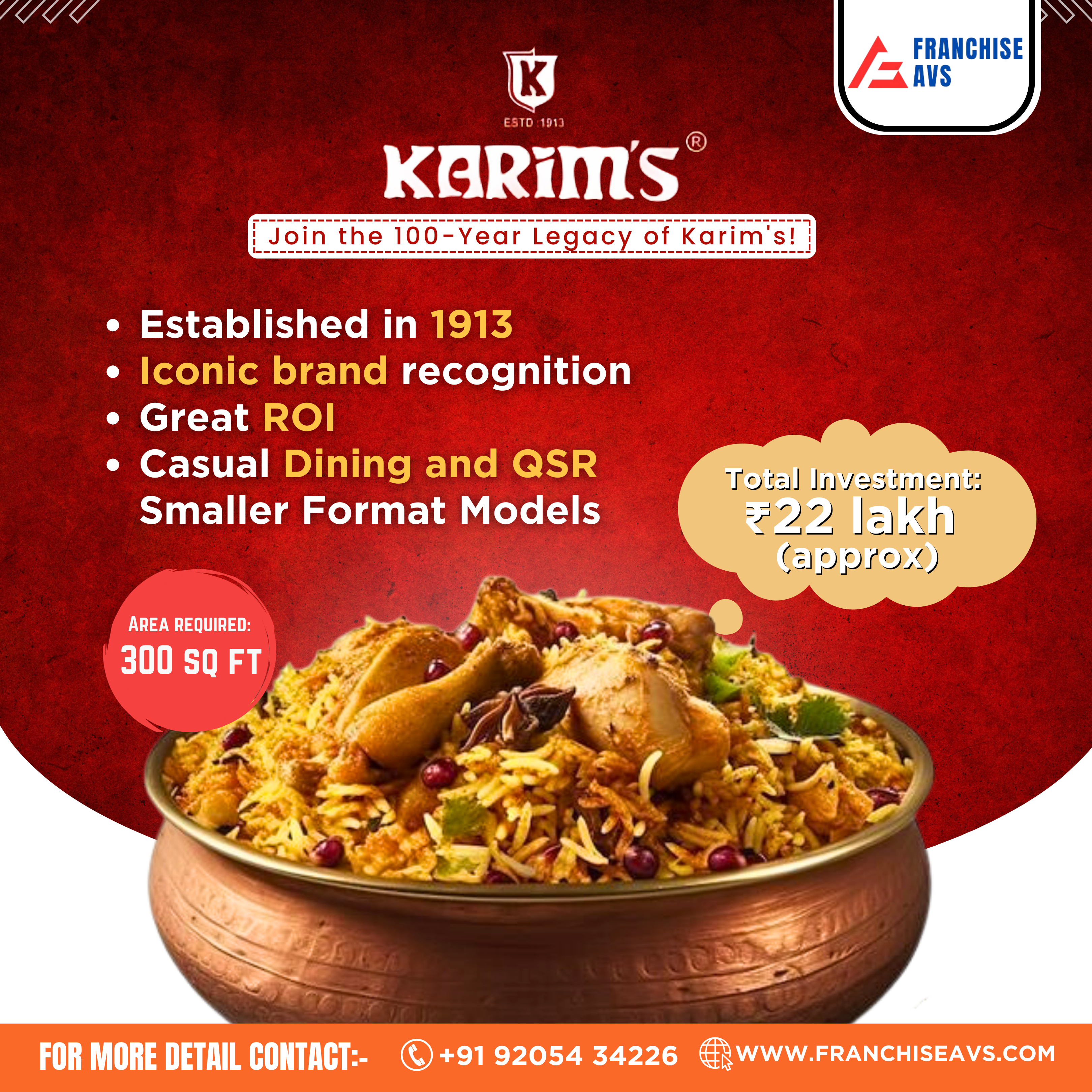 Karim's Franchise Opportunity In India