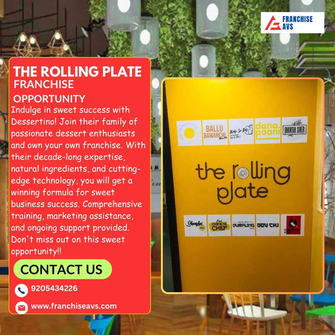 The Rolling Plate franchise in 2.9 lac