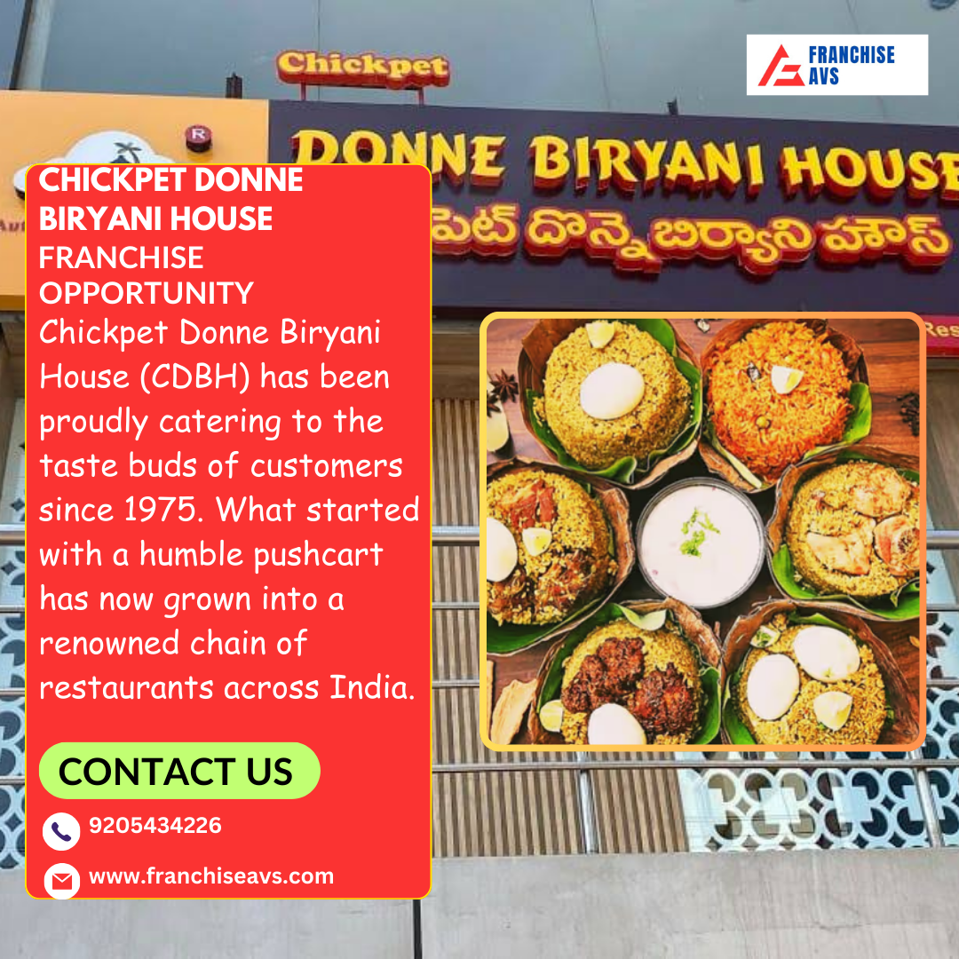 Chickpet Donne Biryani House franchise in delhi NCR & India