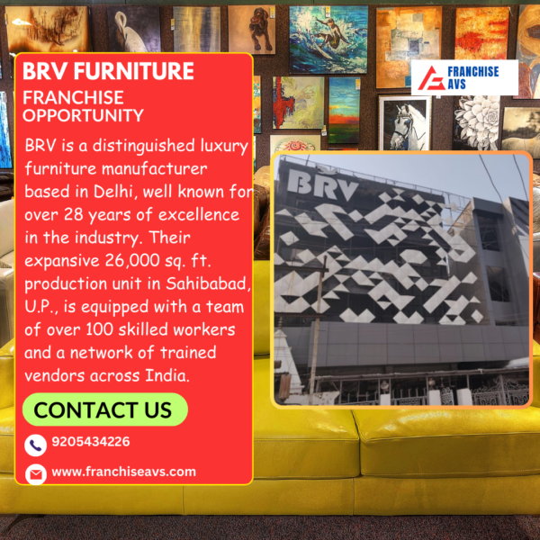 BRV Furniture Studio Franchise opportunity in Delhi NCR & India