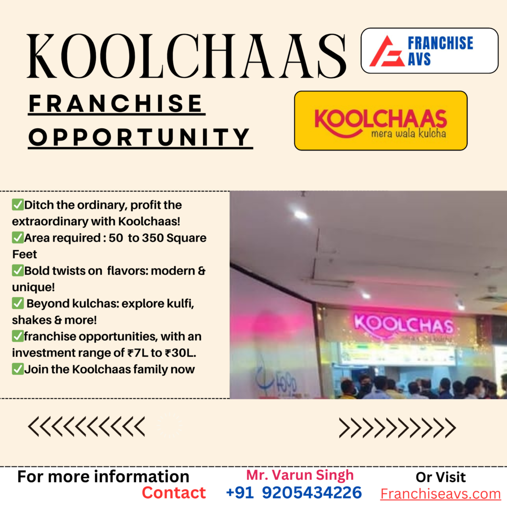 Koolchaas Franchise opportunity in Delhi NCR & India