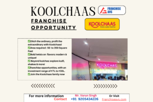 Koolchaas franchise opportunity in delhi NCR and India