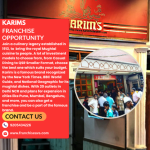 Karim's Franchise in Delhi NCR & India 