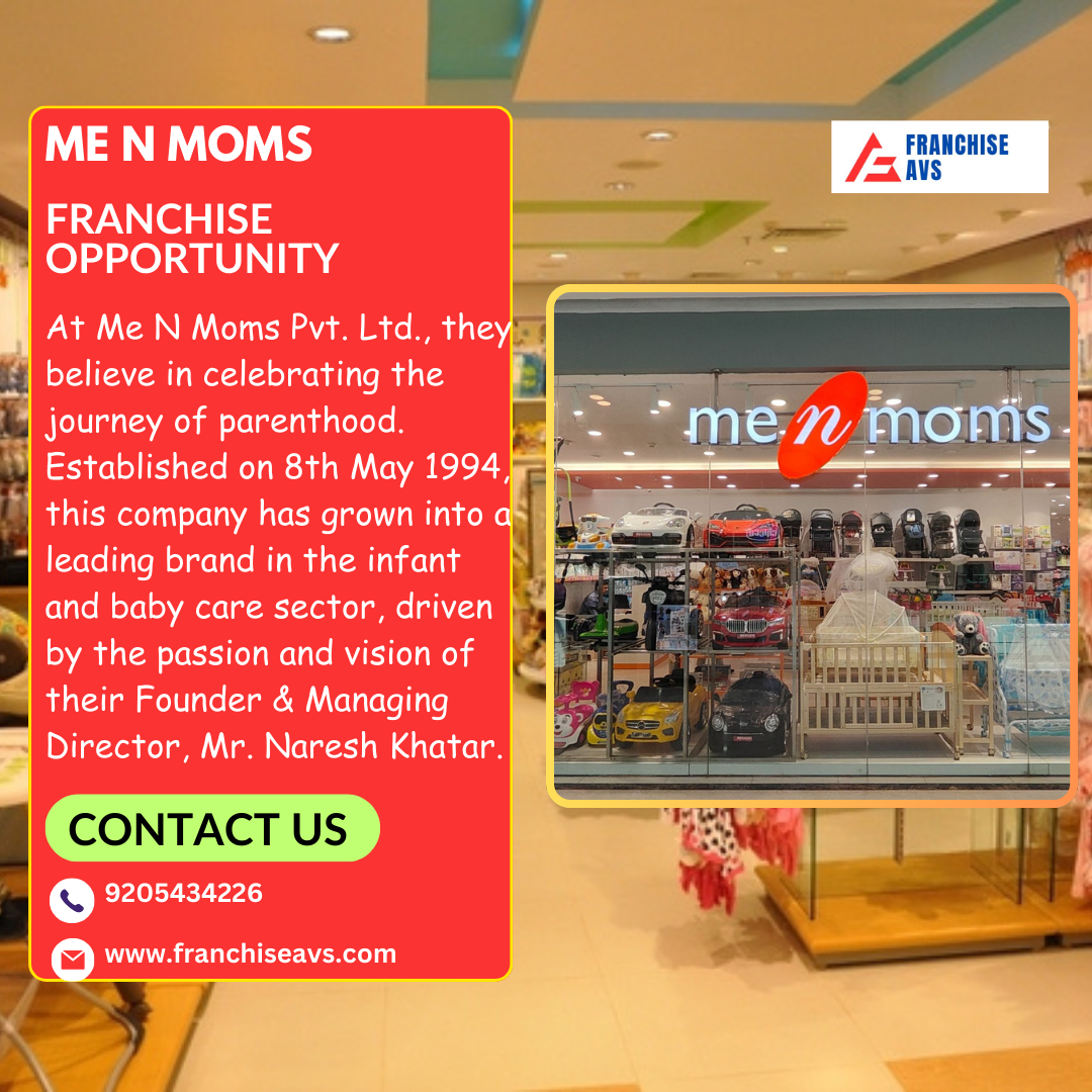 Me N Moms Franchise in India