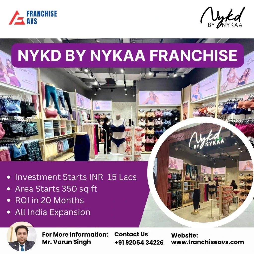 Nykd By Nykaa Franchise in India