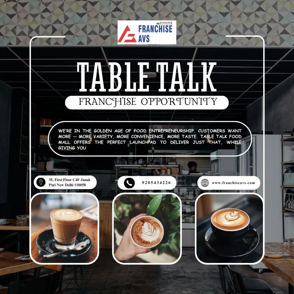 Partner with Table Talk Food Mall Franchise