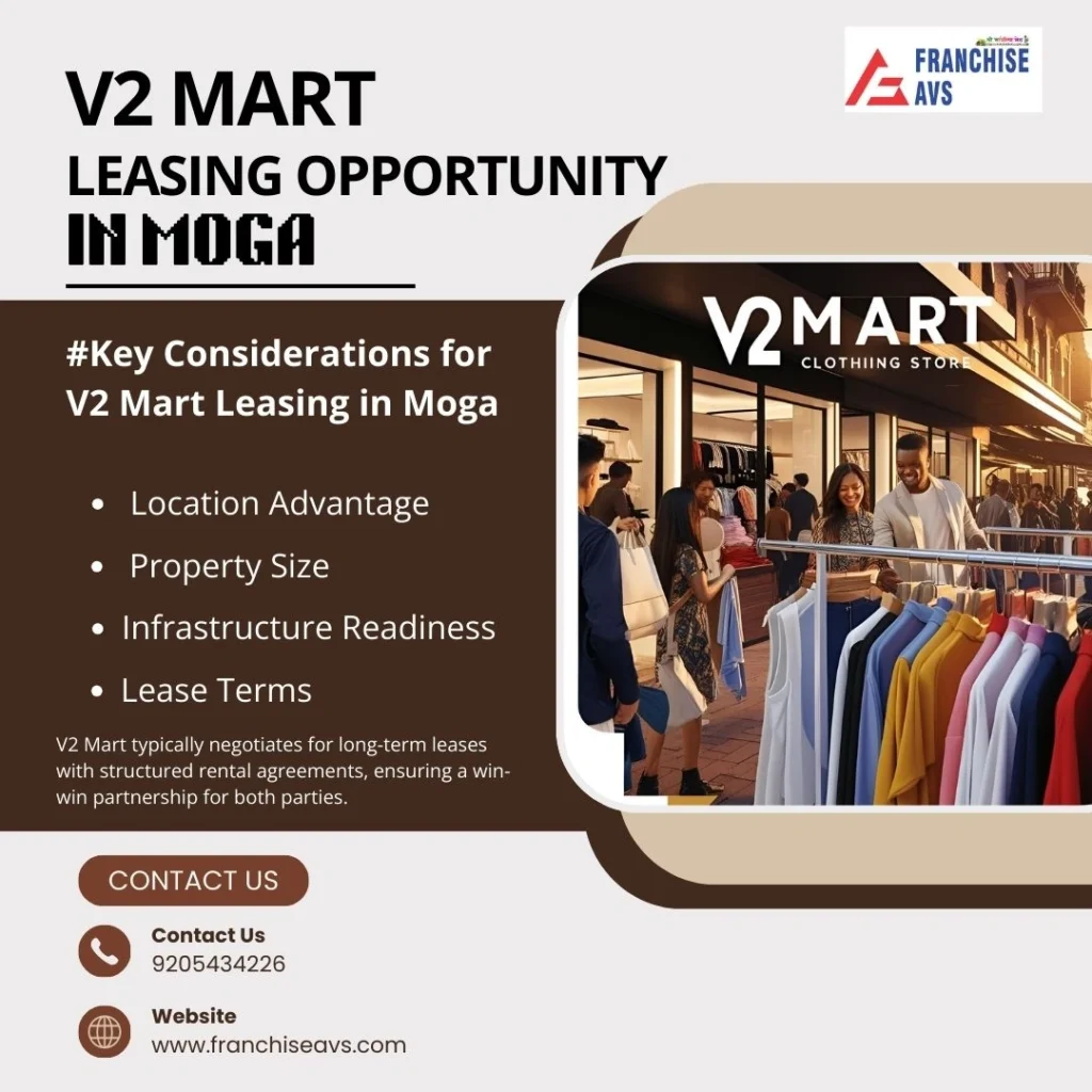 V2 Mart Leasing in Punjab Moga