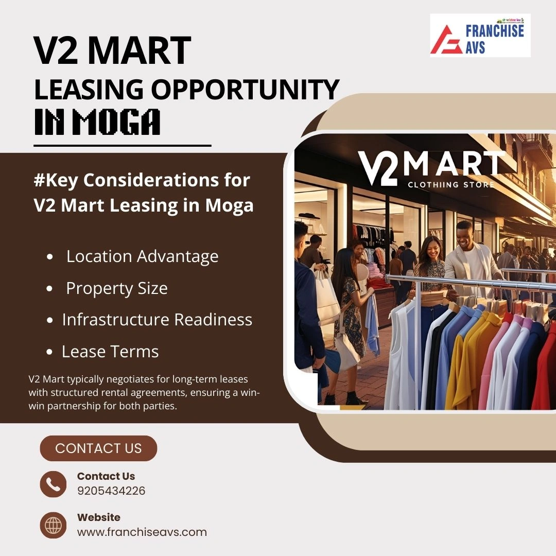V2 Mart Leasing in Punjab Moga