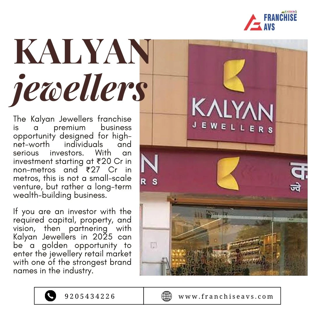 Kalyan Jewellers Franchise in India 2025
