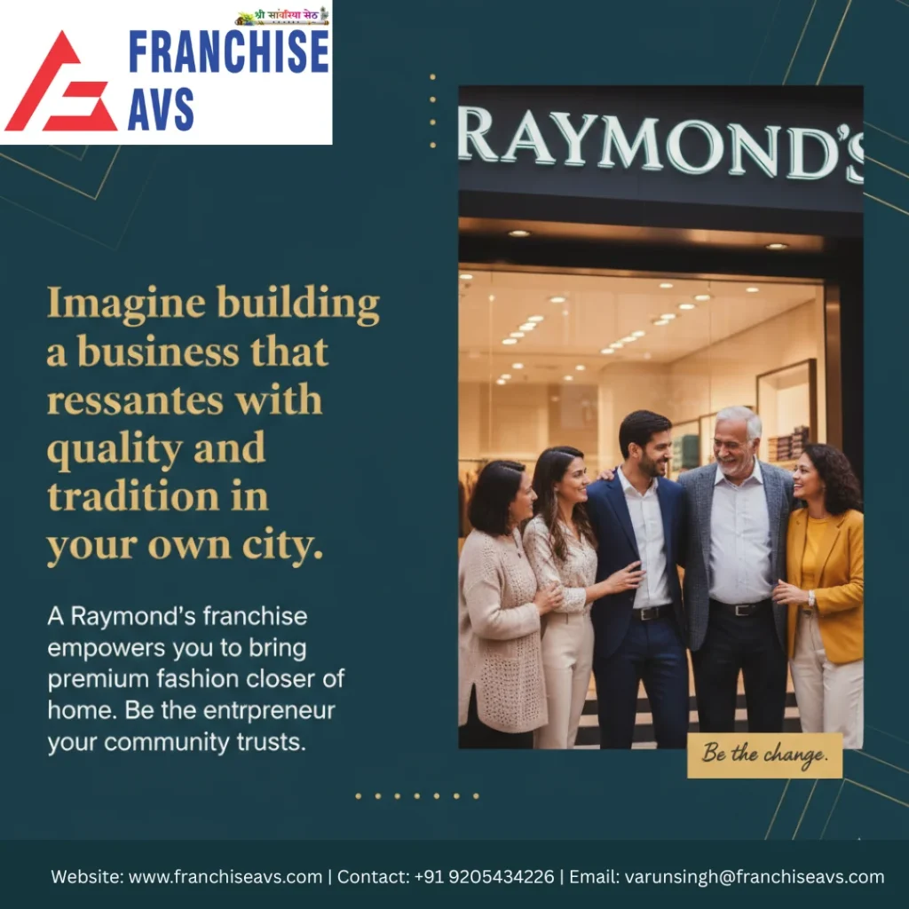 Raymonds Franchise Opportunities in India