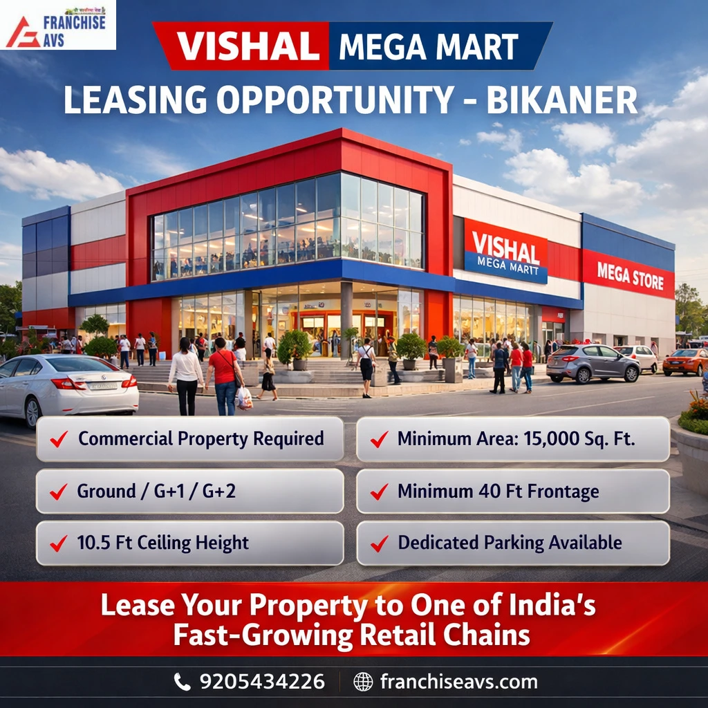 Vishal Mega Mart Leasing Opportunities in Bikaner