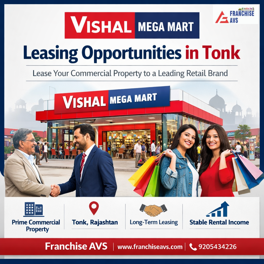 Vishal Mega Mart Leasing Opportunities in Tonk