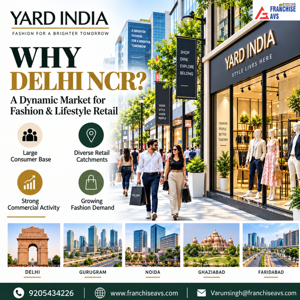 Yard India Franchise in Delhi NCR