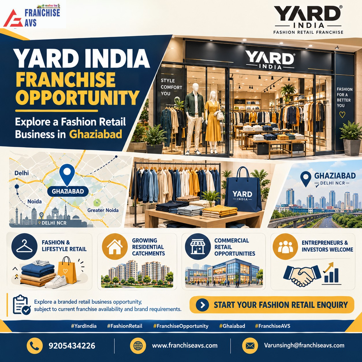 Yard India Franchise Opportunity in Ghaziabad